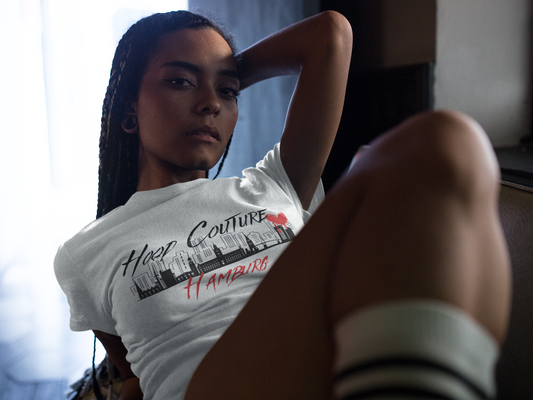 Classic Unisex T-Shirt "Hood Couture Hamburg rot"
