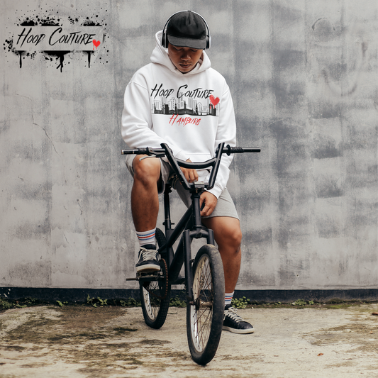 Premium Heavy Cotton Unisex Hoodie "Hood Couture Hamburg"