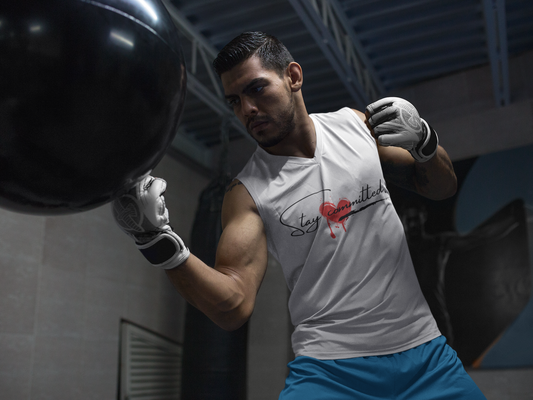 Premium Softstyle Tank Top Men "Stay Committed"