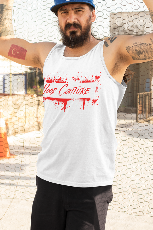 Premium Softstyle Tank Top Men "Hood Couture Bloody Love"