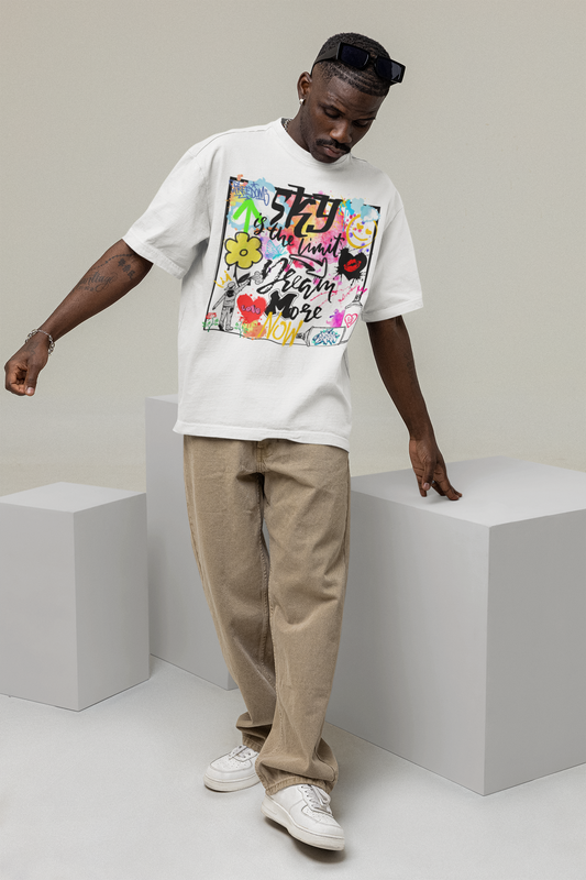Oversized Unisex Premium T-Shirt "Sky Is The Limit"