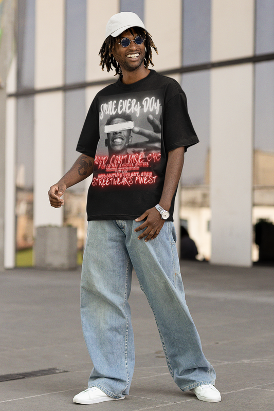 Oversized Unisex Premium T-Shirt "smile.designer1"