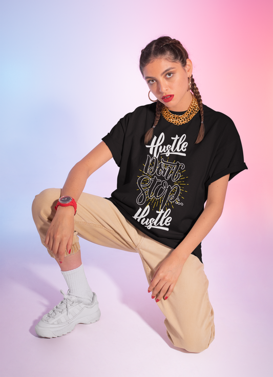 Oversized Unisex Premium T-Shirt "Hustle2"