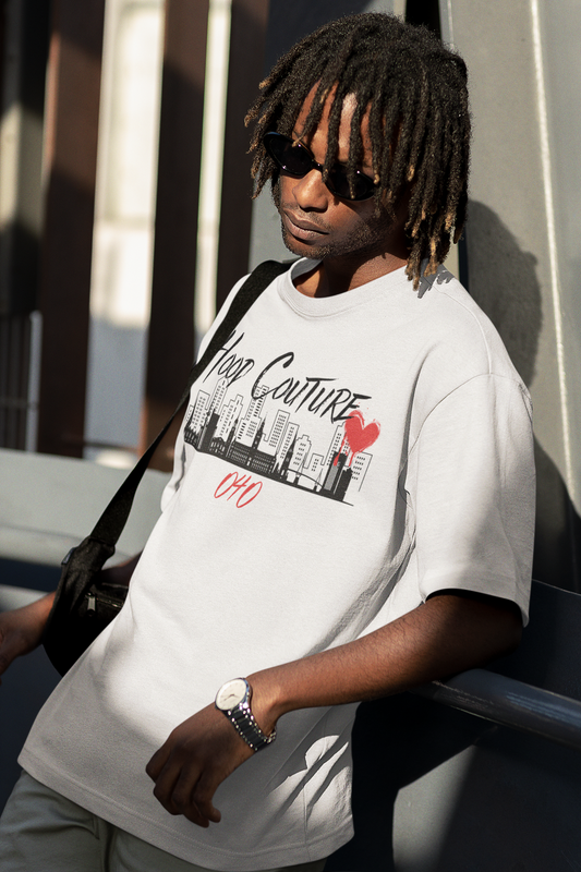 Oversized Unisex Premium T-Shirt "Hood Couture 040"