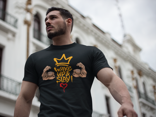 Classic Unisex T-Shirt "Wake Up & Slay"