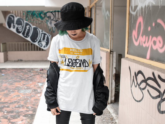 Oversized Unisex Premium T-Shirt "My Name Is Legend"