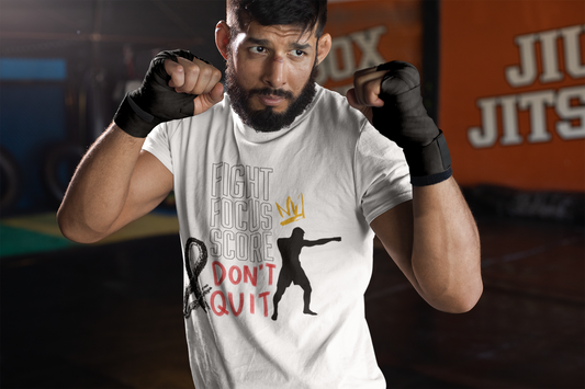 Classic Unisex T-Shirt "Fight.Focus.Score.Men"