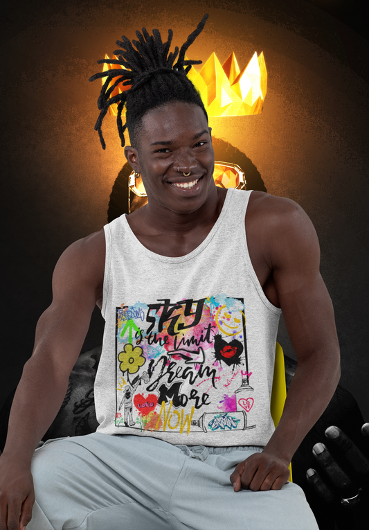 Premium Softstyle Tank Top Men "Sky Is The Limit"
