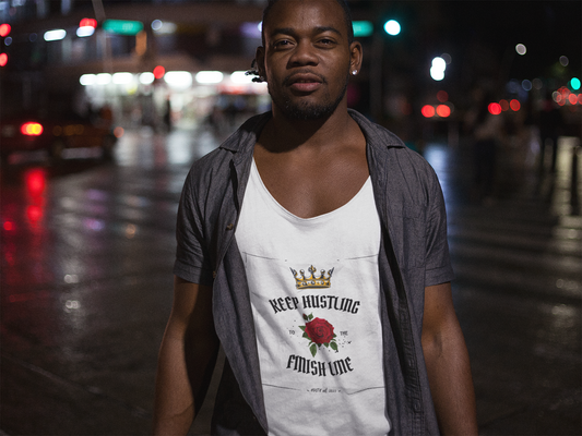 Premium Softstyle Tank Top Men "Keep Hustling"