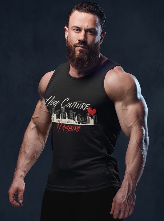 Premium Softstyle Tank Top Men "Hood Couture Hamburg By Night"