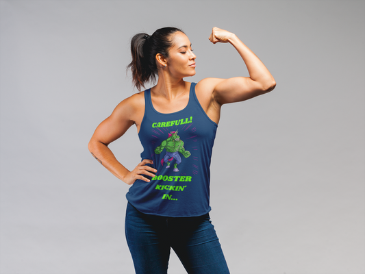 Premium Women Softstyle Tank Top "Booster Kickin"