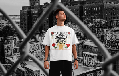 Oversized Unisex Premium T-Shirt "Believe"