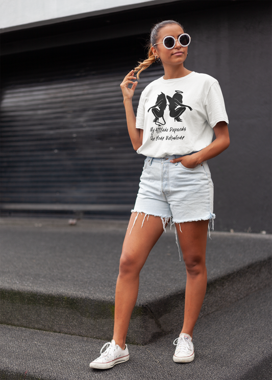 Oversized Unisex Premium T-Shirt "My Attitude"