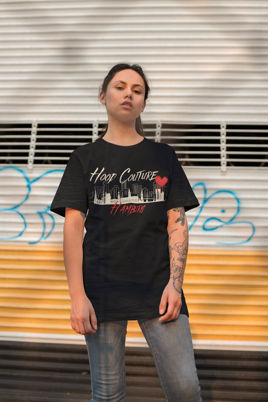 Oversized Unisex Premium T-Shirt "Hood Couture By Night"