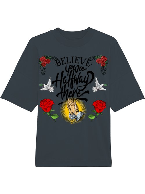 Oversized Unisex Premium T-Shirt "Believe."