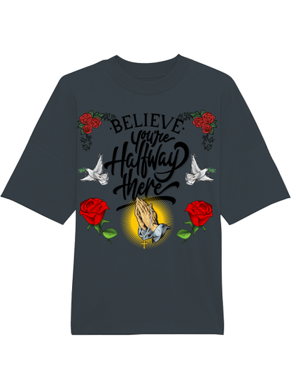 Oversized Unisex Premium T-Shirt "Believe."