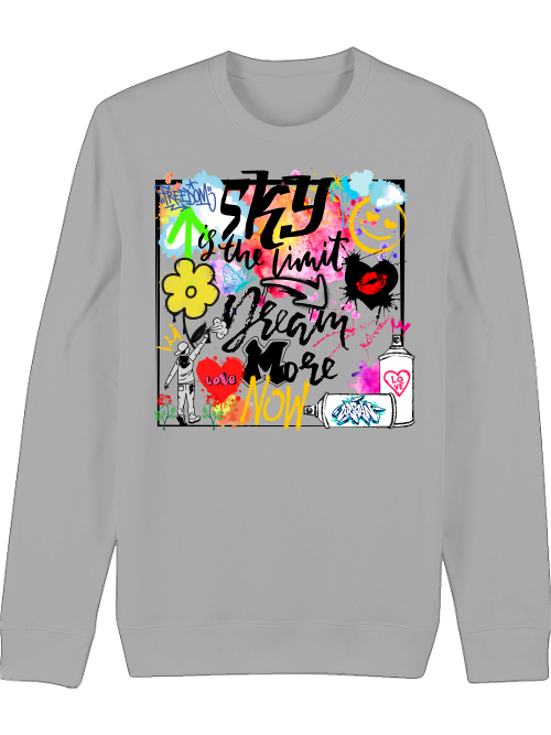 Premium Unisex Crew Neck Sweatshirt "Sky Is The Limit"