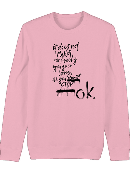 Premium Unisex Crew Neck Sweatshirt "Don´t Stop"