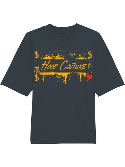 Oversized Unisex Premium T-Shirt "Hood Money Couture 2"