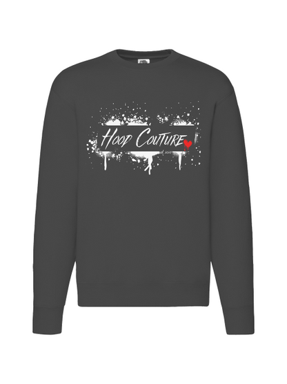 Premium Unisex Crew Neck Sweater Modell 2 "Hood Couture"