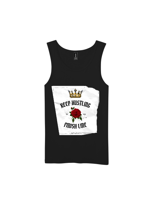 Premium Softstyle Tank Top Men "Keep Hustling"