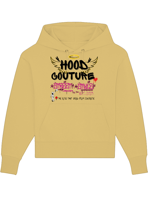 Premium Heavy Cotton Hoodie "Hood Angel The Rose"