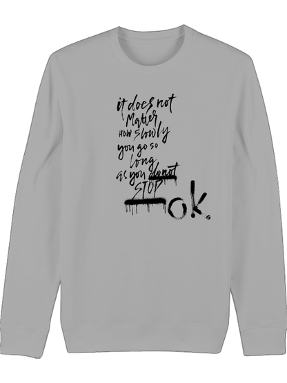 Premium Unisex Crew Neck Sweatshirt "Don´t Stop"