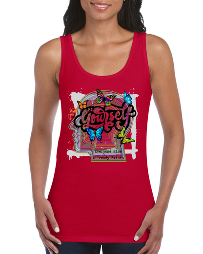 Premium Women Softstyle Tank Top "Be Yourself"