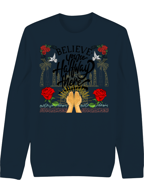 Premium Unisex Crew Neck Sweatshirt "Believe"