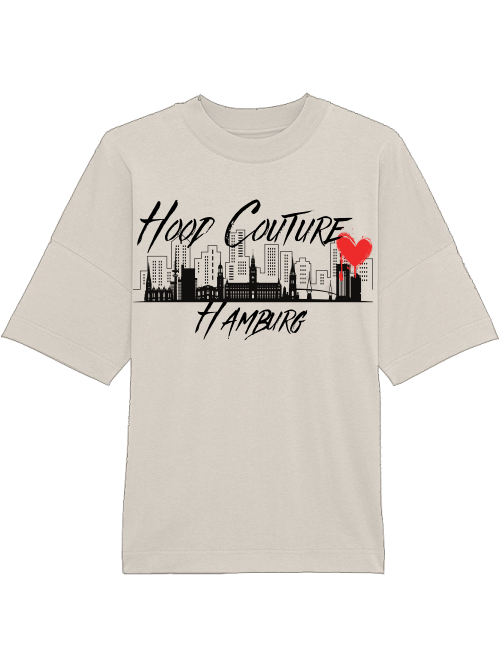 Oversized Unisex Premium T-Shirt "Hood Couture Hamburg"