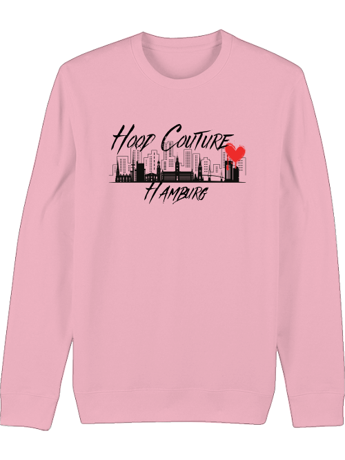 Premium Unisex Crew Neck Sweatshirt "Hood Couture Hamburg"