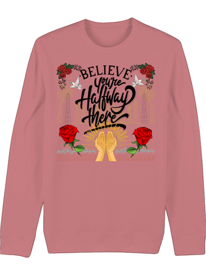 Premium Unisex Crew Neck Sweatshirt "Believe"