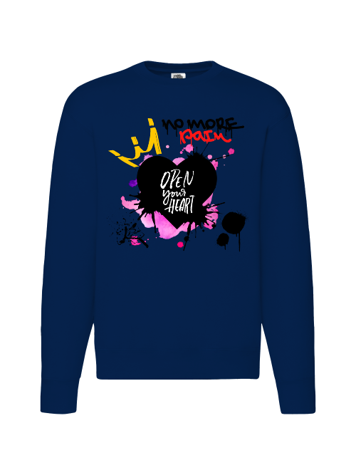 Premium Unisex Crew Neck Sweater Modell 2 "No.More.Pain."