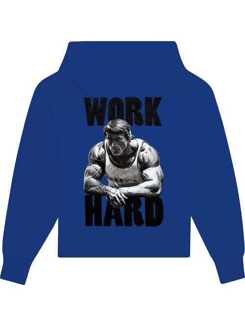 Premium Heavy Cotton Hoodie "Work Hard"