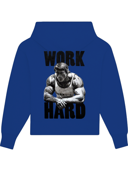 Premium Heavy Cotton Hoodie "Work Hard"