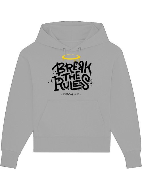 Premium Heavy Cotton Hoodie "Break The Rules"