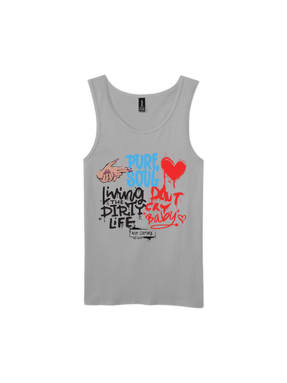 Premium Softstyle Tank Top Men "Living The Dirty Life"