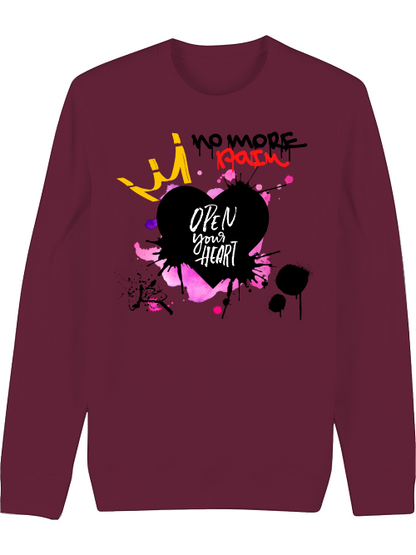 Premium Unisex Crew Neck Sweatshirt "No More Pain"