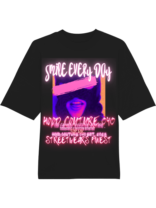 Oversized Unisex Premium T-Shirt "smile.female2"