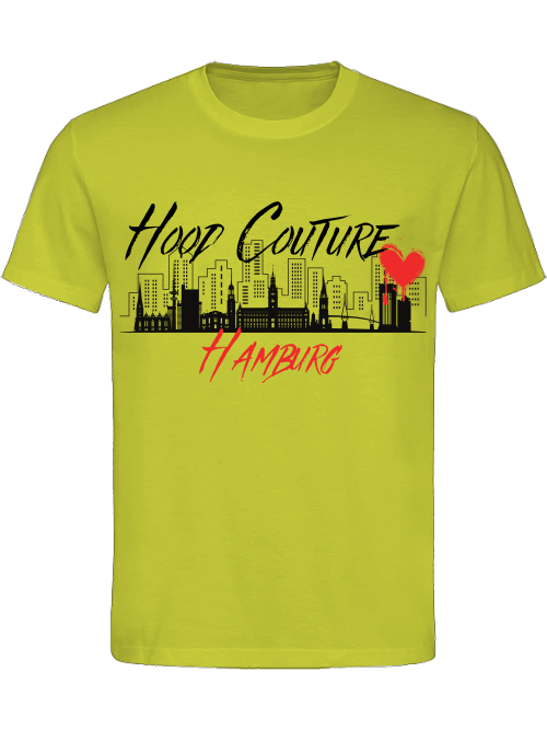 Classic Unisex T-Shirt "Hood Couture Hamburg rot"