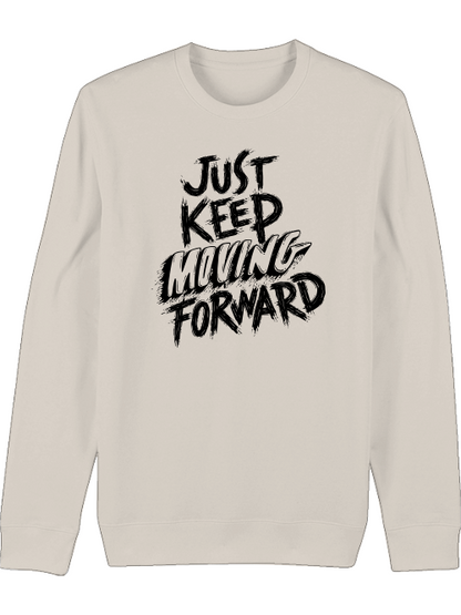 Premium Unisex Crew Neck Sweatshirt "Keep Moving Forward"