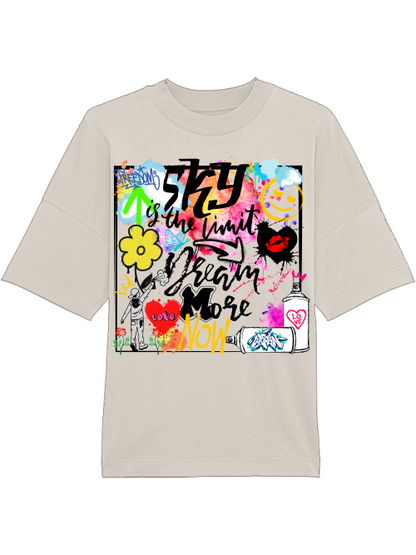 Oversized Unisex Premium T-Shirt "Sky Is The Limit"