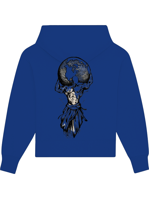 Premium Heavy Cotton Hoodie "Carry Your World"
