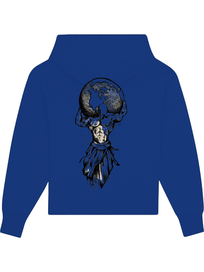 Premium Heavy Cotton Hoodie "Carry Your World"