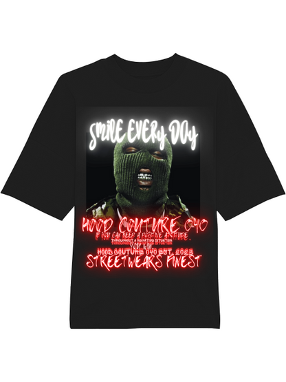 Oversized Unisex Premium T-Shirt "smile.skimask1"