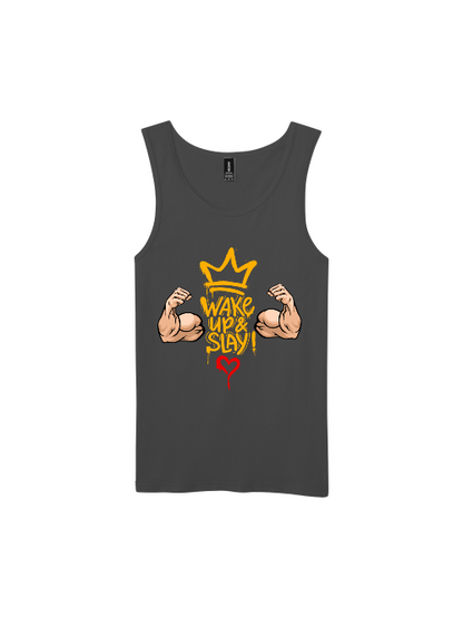 Premium Softstyle Tank Top Men "Wake Up & Slay!"