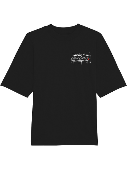 Oversized Unisex Premium T-Shirt "smile.original.backprint"