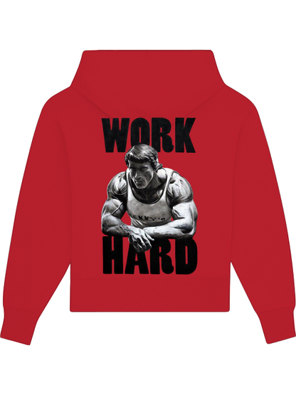 Premium Heavy Cotton Hoodie "Work Hard"