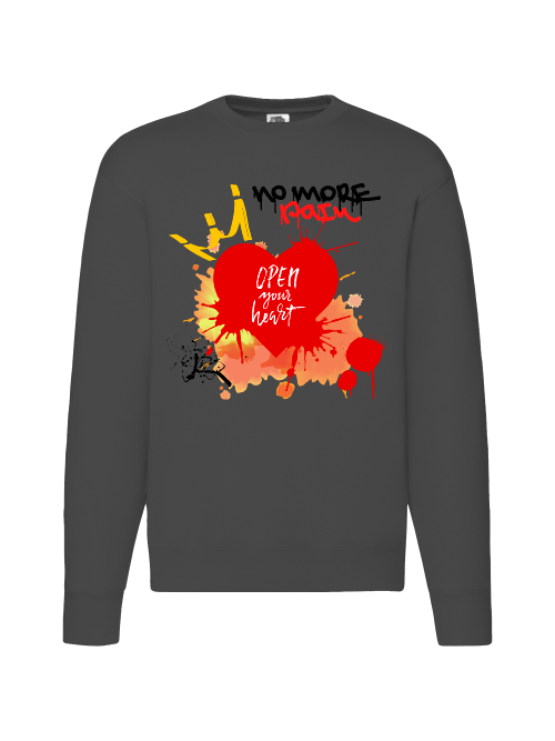 Premium Unisex Crew Neck Sweater Modell 2 "No More Pain"