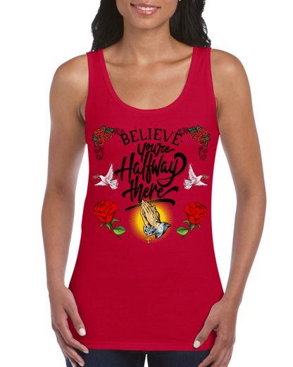 Premium Women Softstyle Tank Top "Believe."